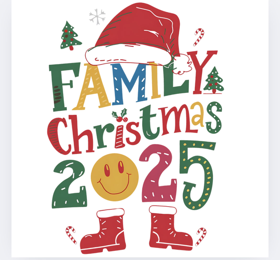 Family Christmas 2025 DTF (POD)