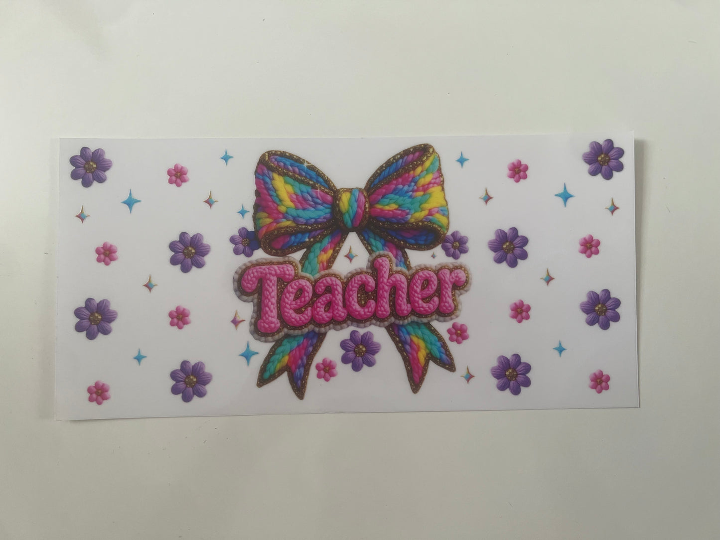 Teacher crochet wrap