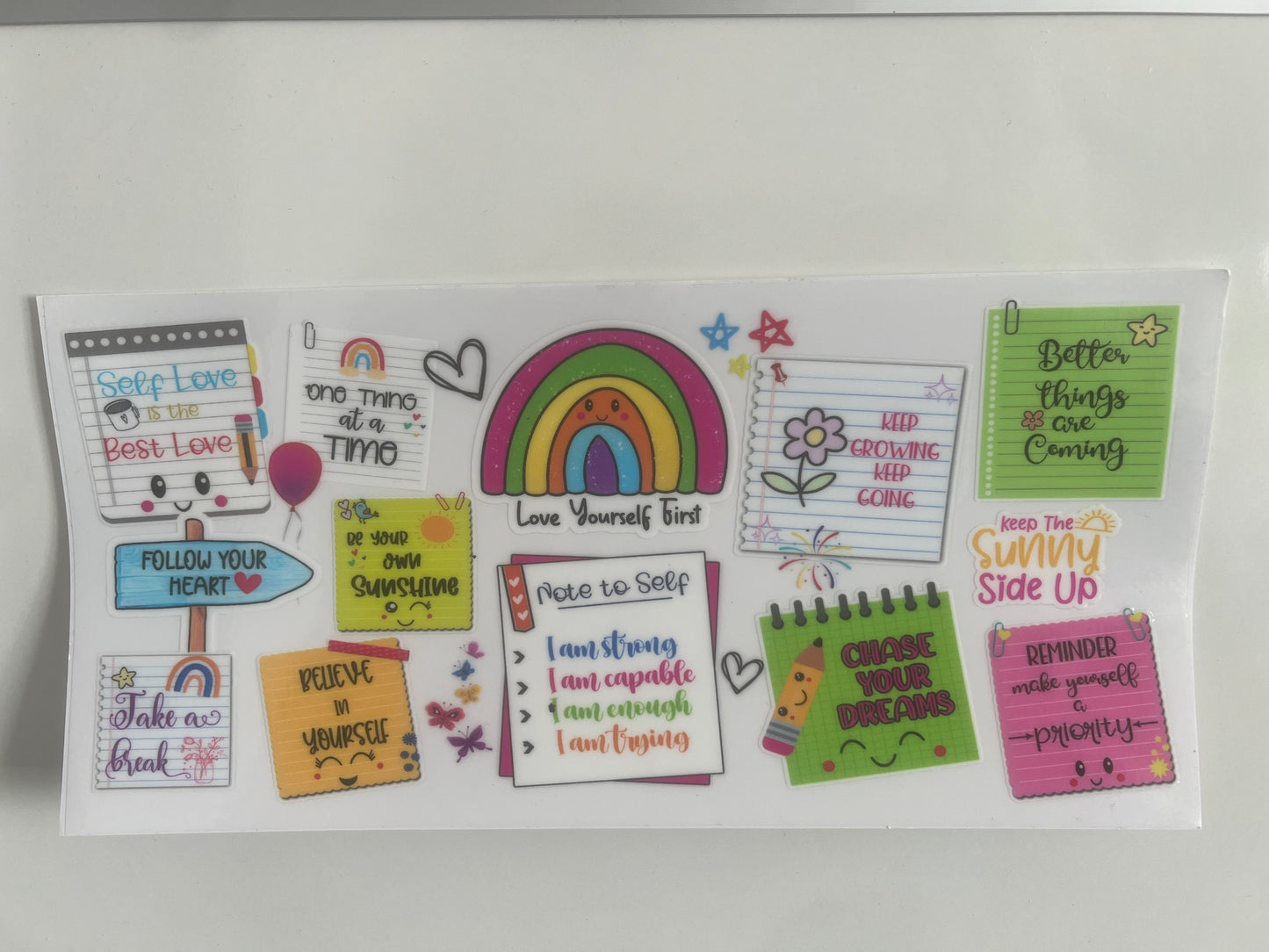 Note to self positive affirmation wraps