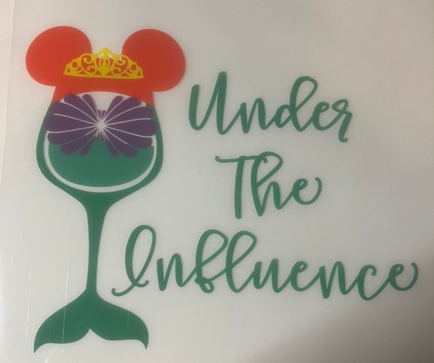 Drinkerbell Under the influence DTF transfer POD