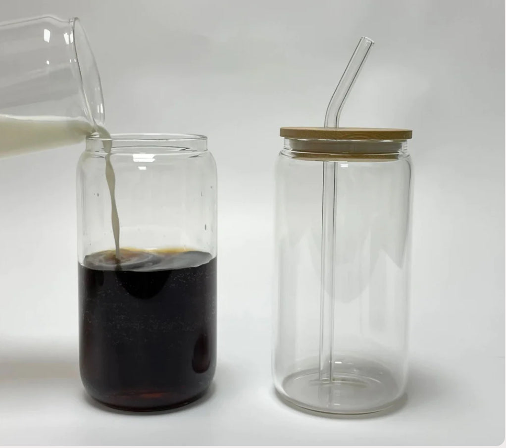 16oz glass sublimation libbey can (also suitable for vinyl and UVDTF) - cannot be sent by large letter postage