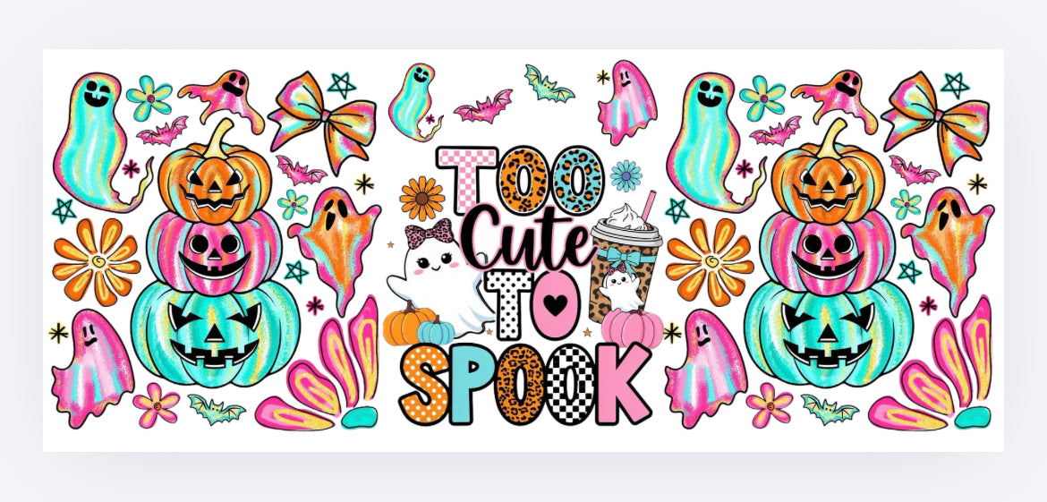 Halloween too cute to spook wrap exclusive (UVPOD)