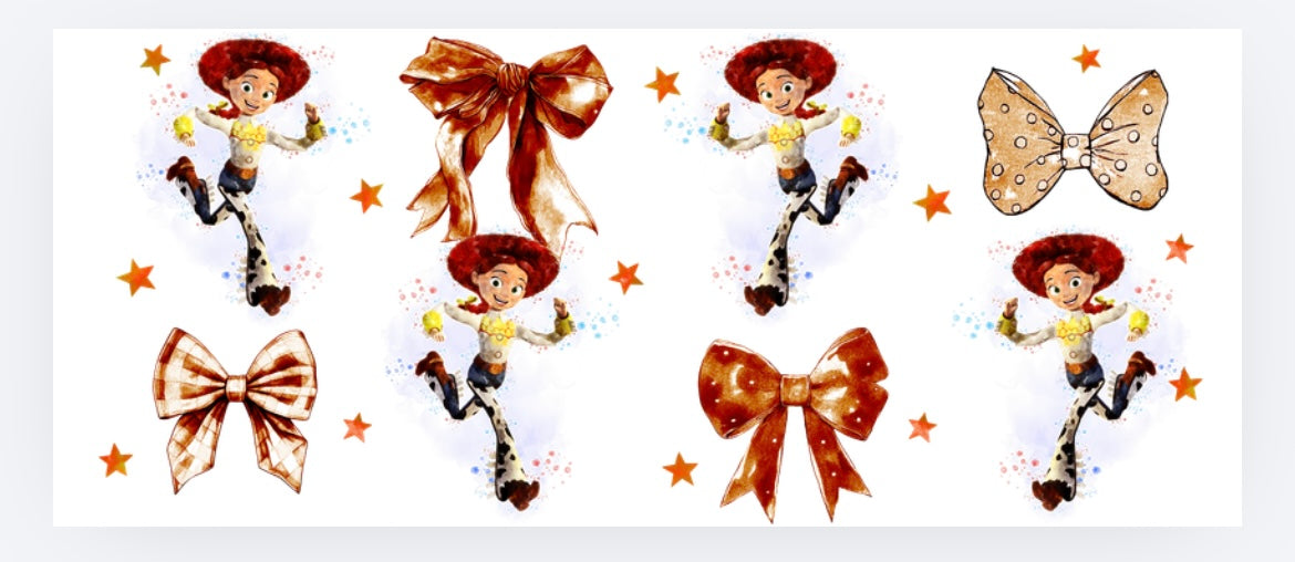 Jessie and bows wrap (UVPOD)