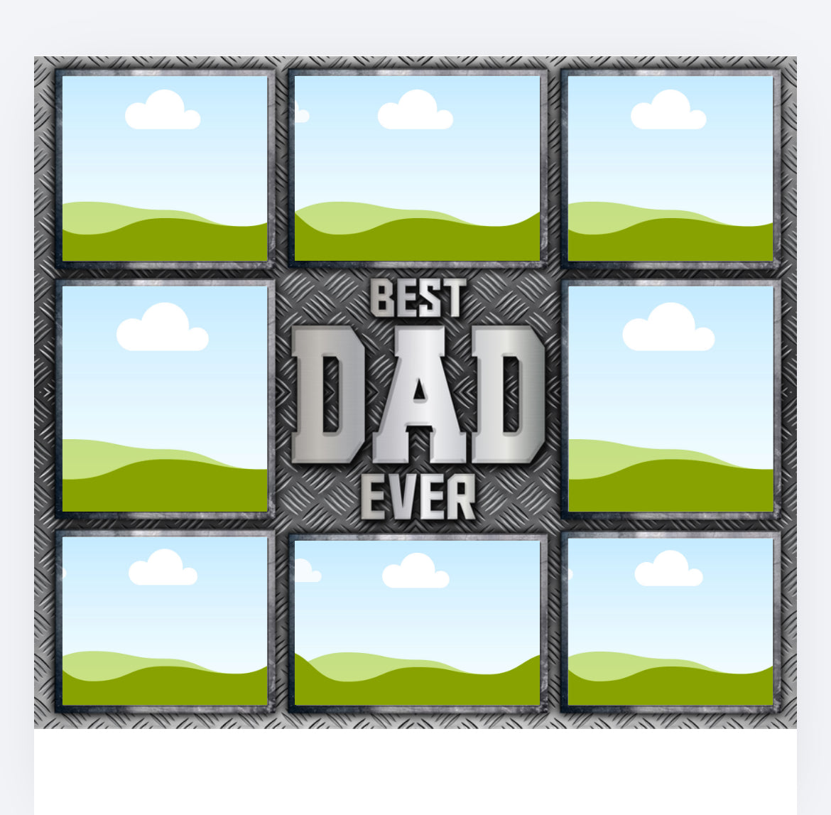 Best dad ever 8 image DTF - please read the description