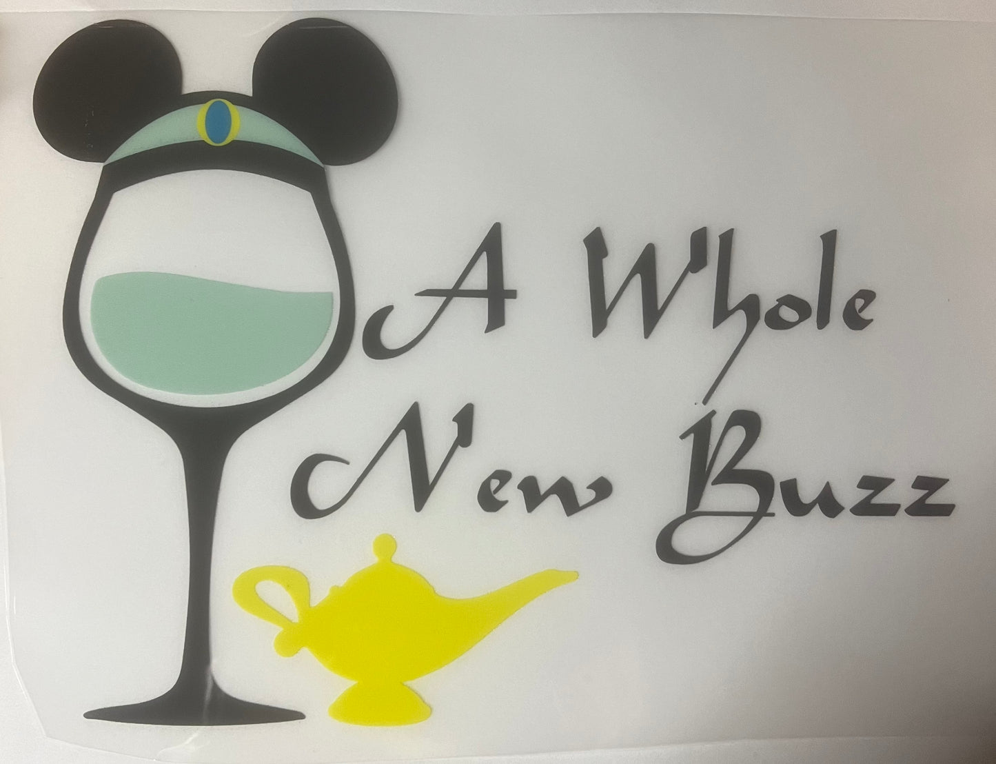 Drinkerbell a whole new buzz DTF transfer POD