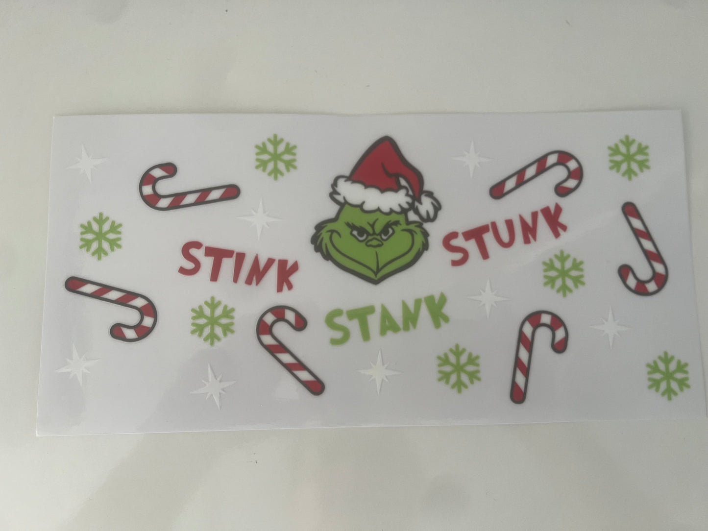 Grinch stink stank stunk wrap