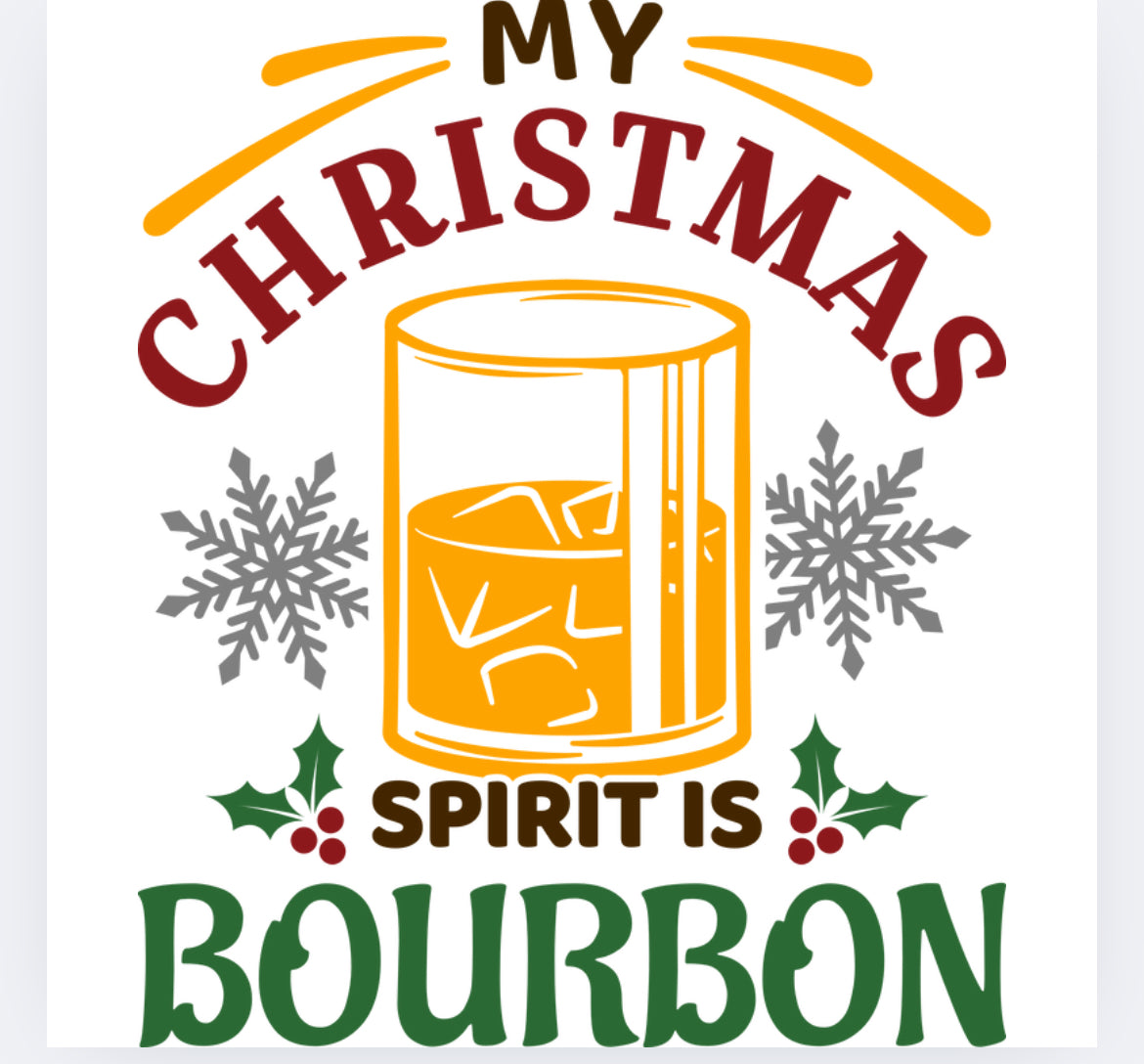 My Christmas spirit is…… DTF (POD)