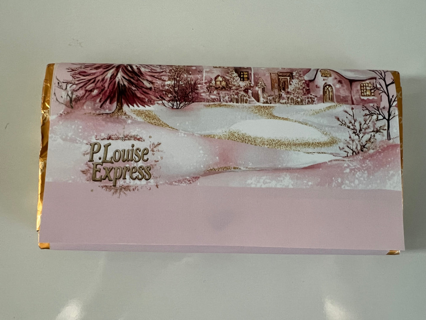 PLouise bad bitch energy merry christmas chocolate bar wrapper