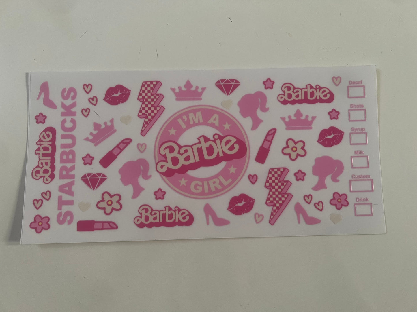 I’m a Barbie girl ⭐️bucks wrap