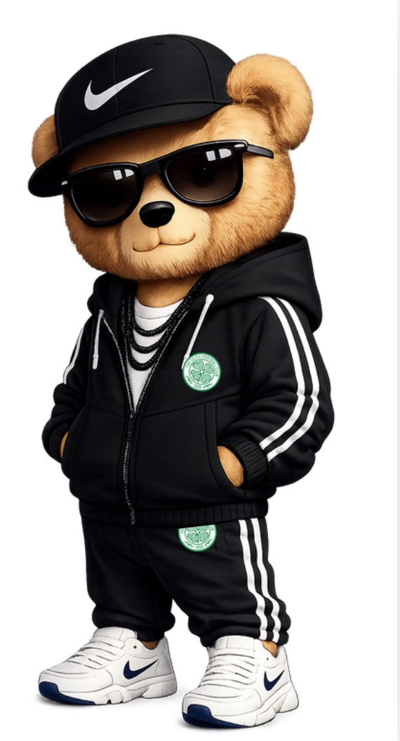 Trendy football bear - Celtic DTF (POD) exclusive