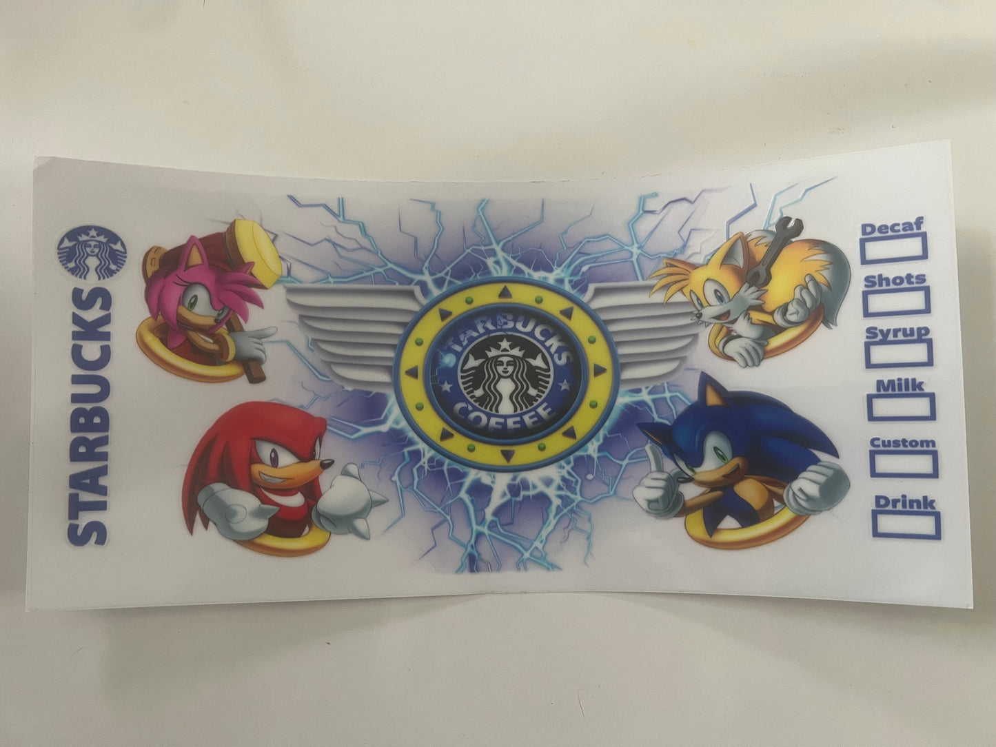 Sonic ⭐️bucks wrap