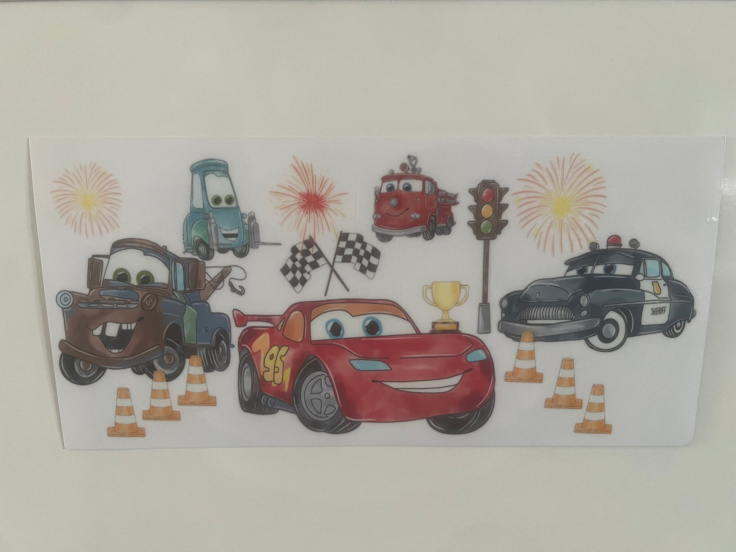 Cars hand drawen style wrap