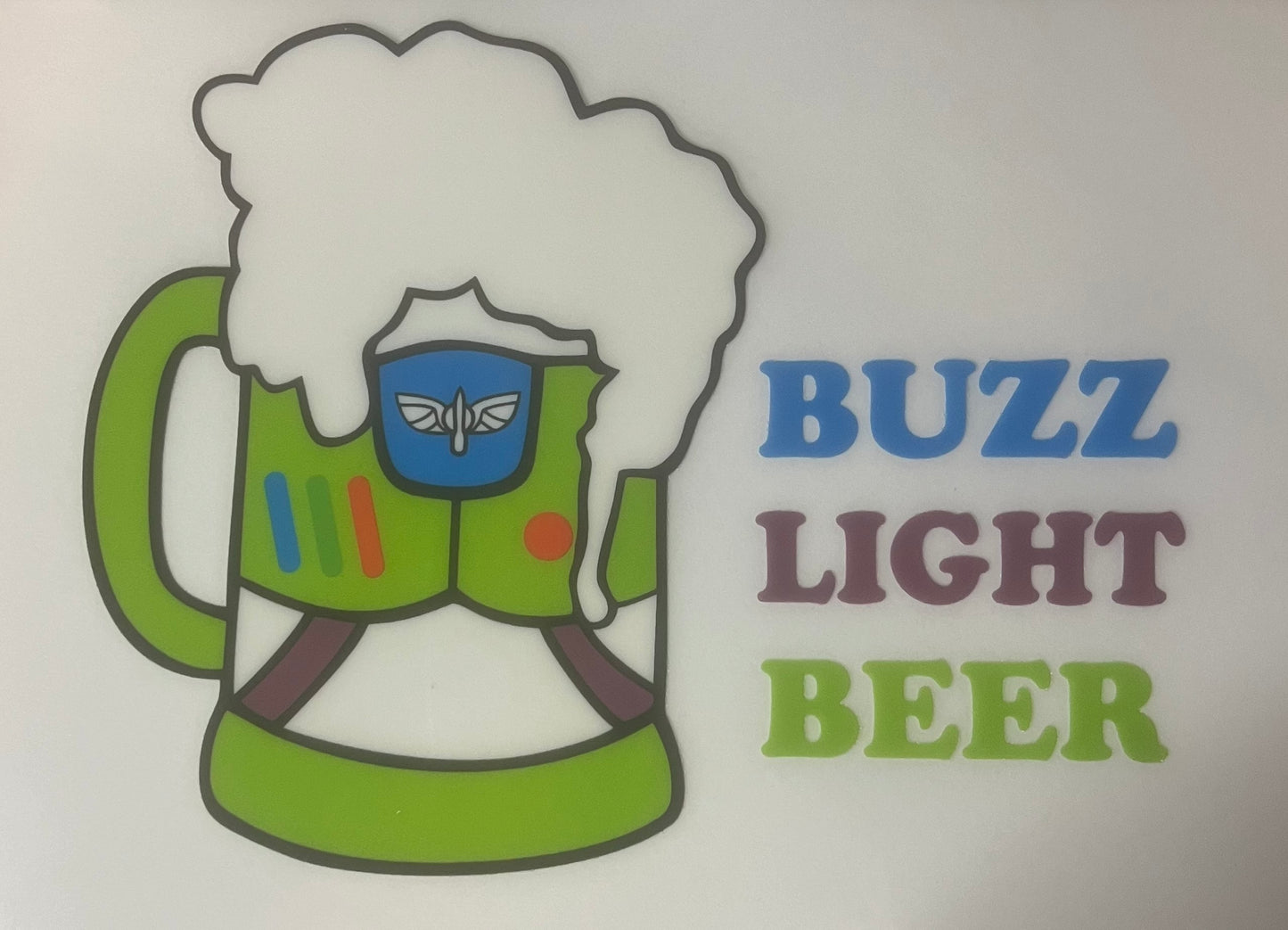 Drunkerboy buzz light beer DTF transfer POD
