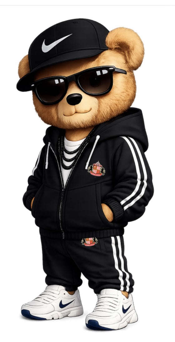 Trendy football bear-Sunderland DTF (POD) exclusive
