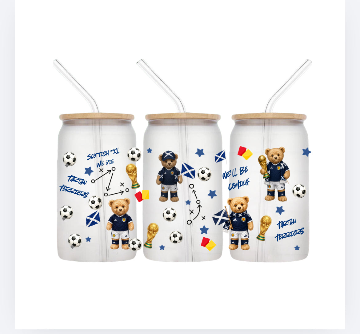Scottish till I die bear wrap (Scotland World Cup football) exclusive (UVPOD)