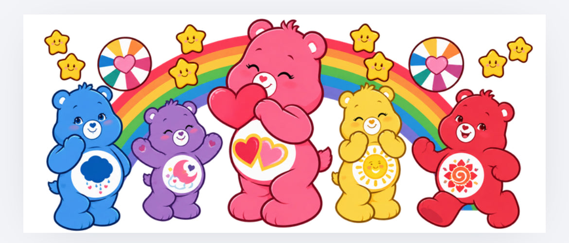 Care Bears rainbow wrap (UVPOD)