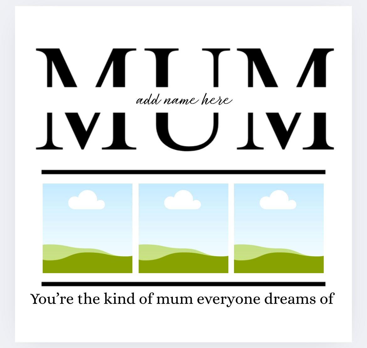 Your the kind of MOM / MUM 3 image DTF - please read the description
