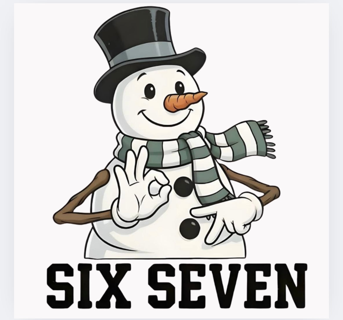 6 7 christmas DTF (POD)