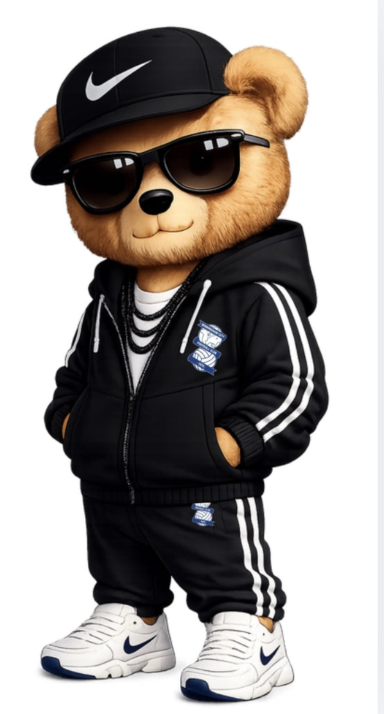 Trendy football bear -birmingham city DTF (POD) exclusive
