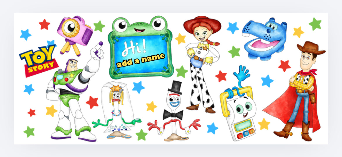 Toy Story Hi wrap with personalised option (UVPOD) exclusive