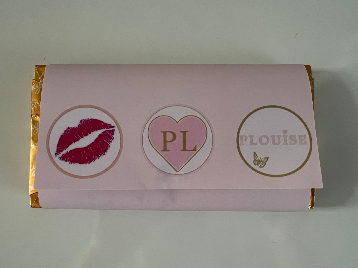 PLouise bad bitch energy chocolate bar wrapper