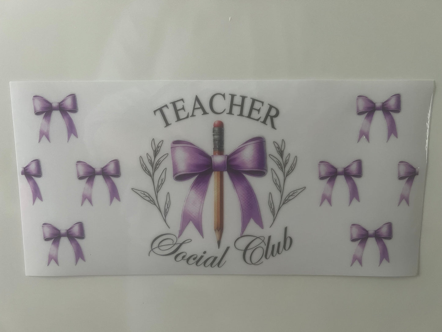 Teacher social club wrap