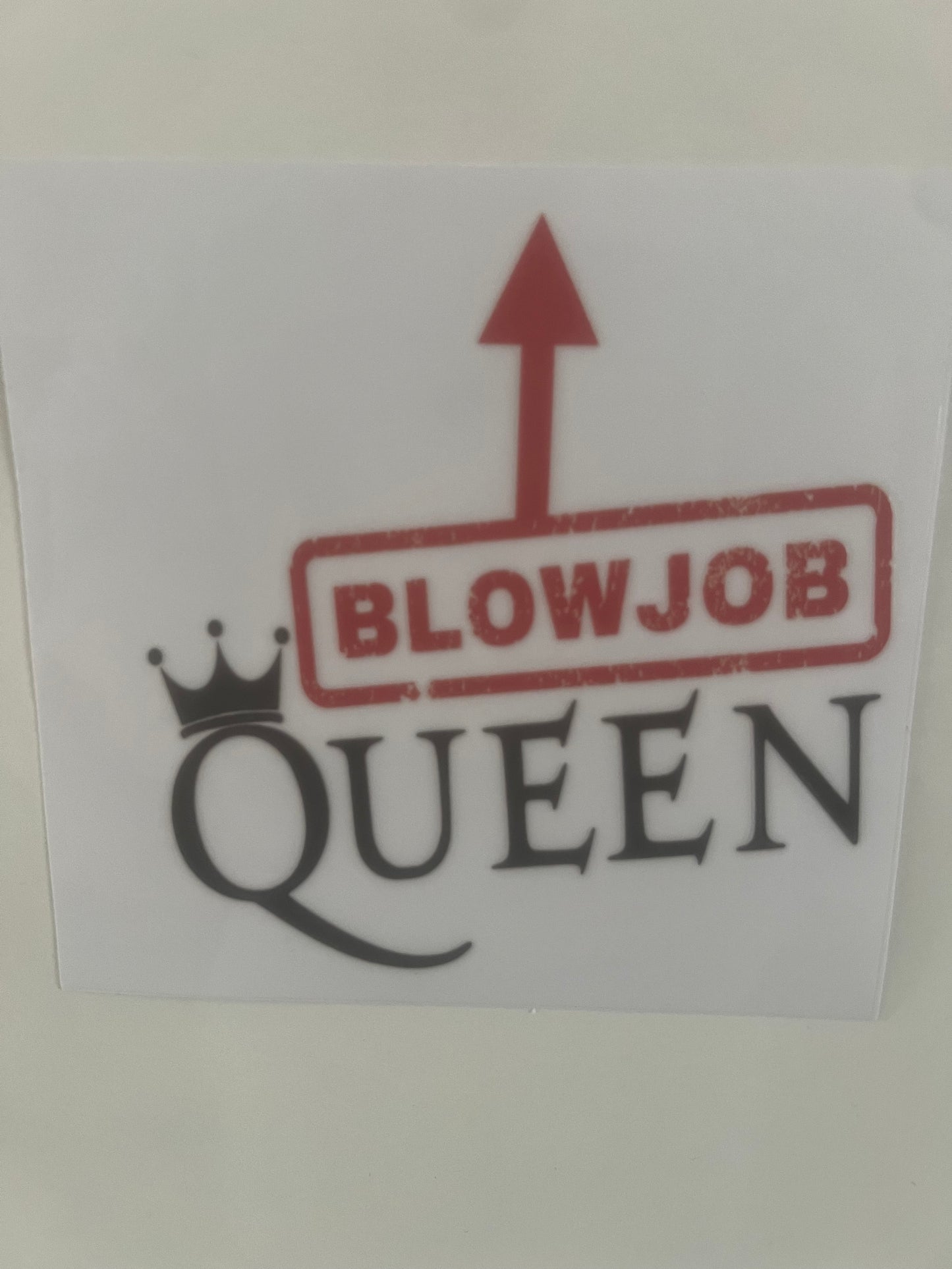 Blow job decal matching DTF available