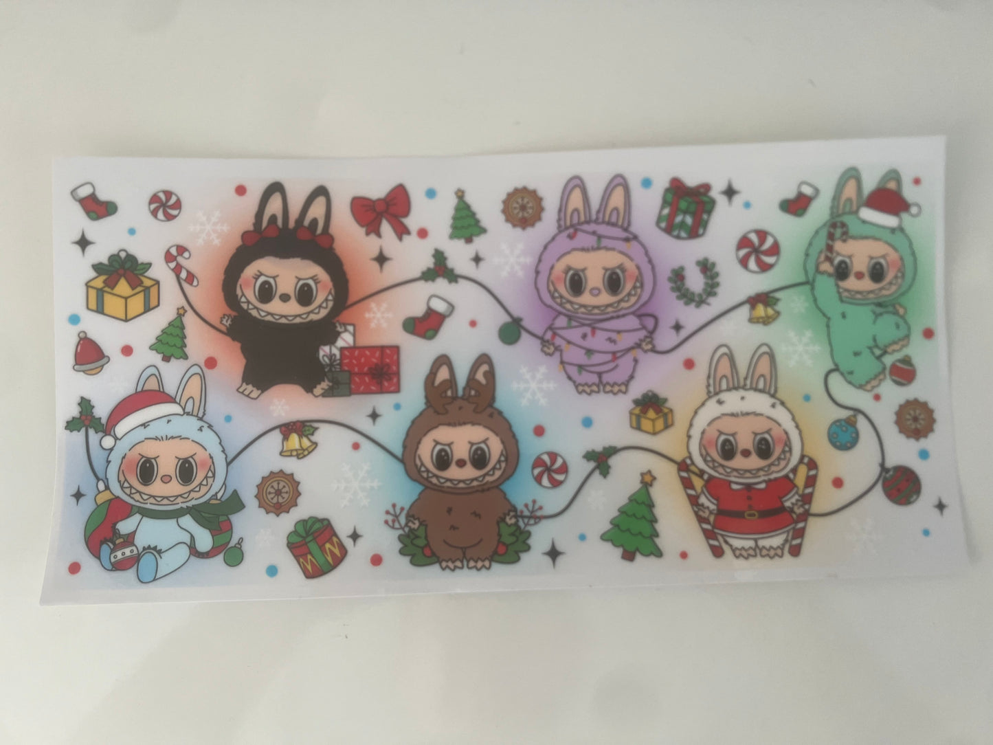 Labubu Christmas character wrap exclusive