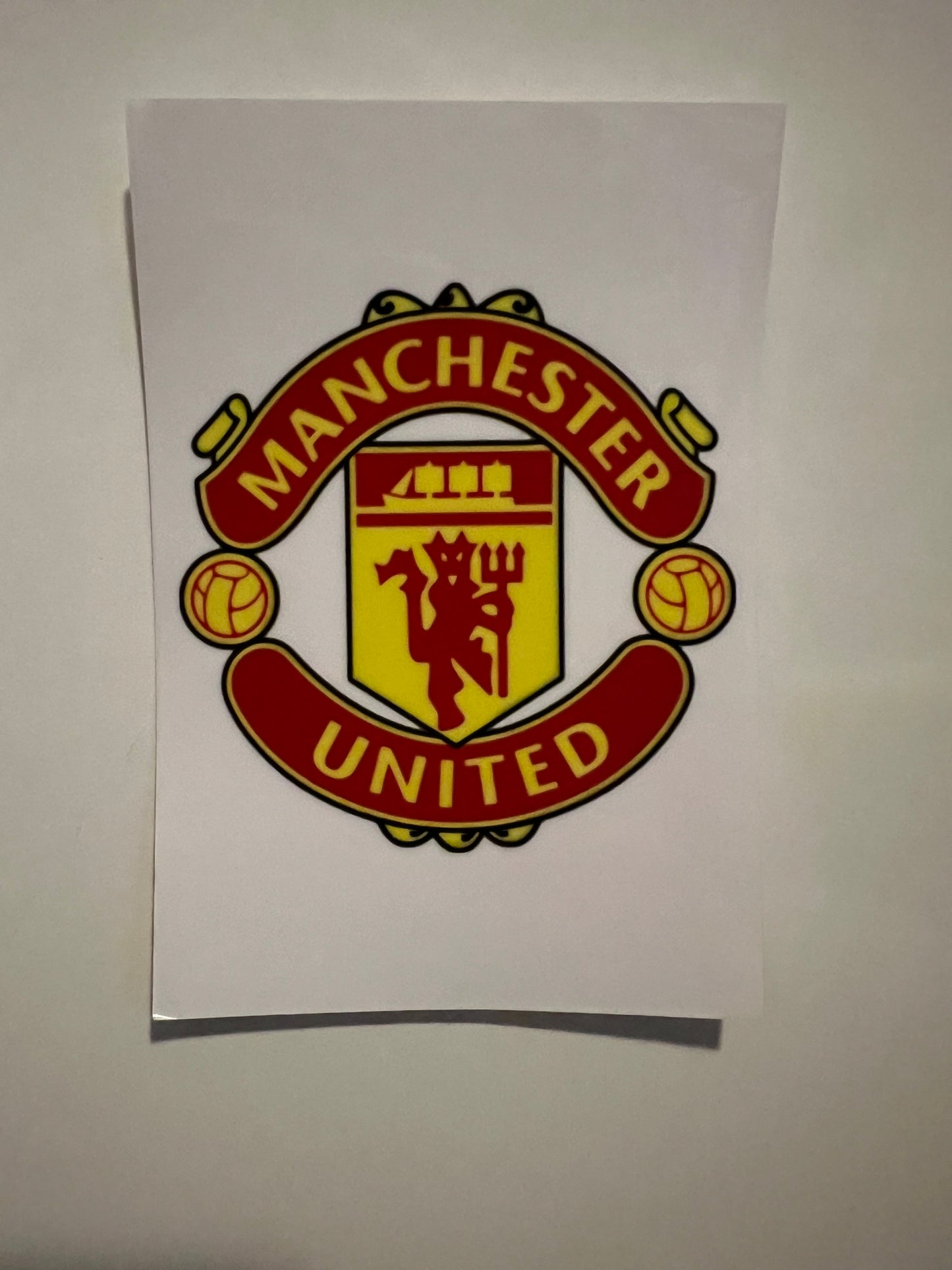 Manchester United football club badge UVDTF decal (L)