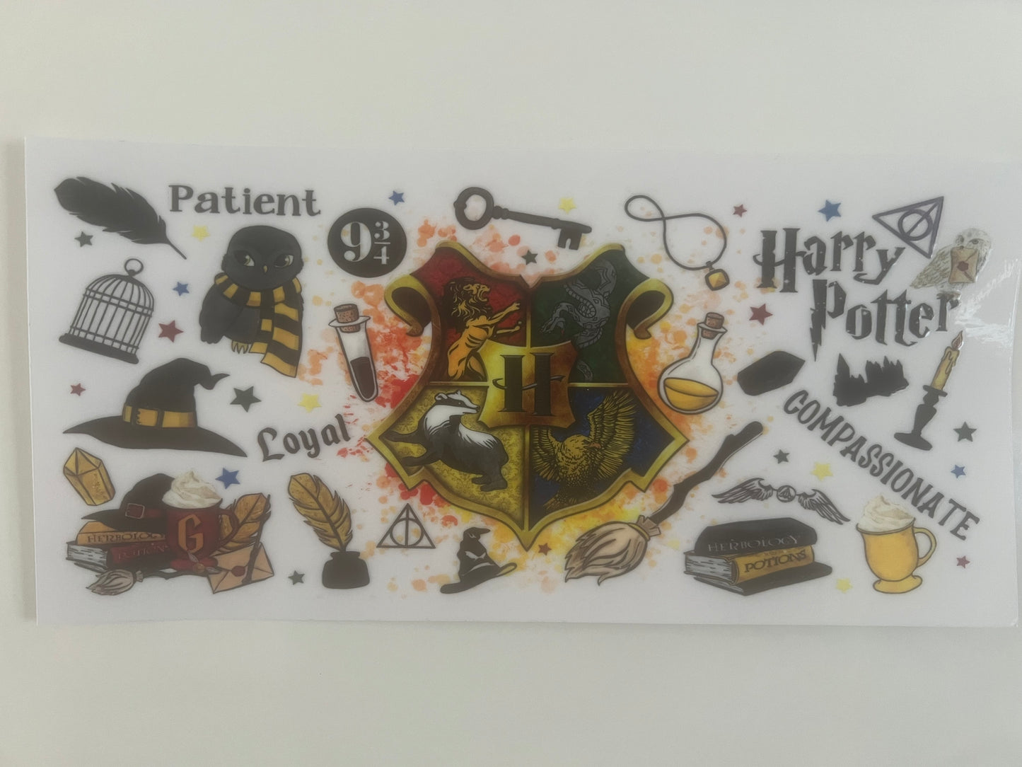 Harry Potter house badge wraps