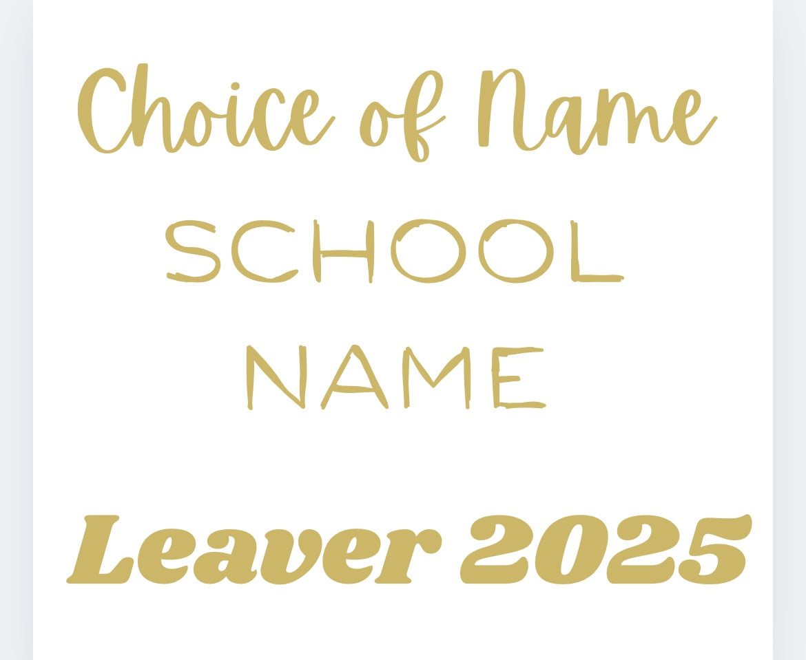 Leavers DTF transfer POD