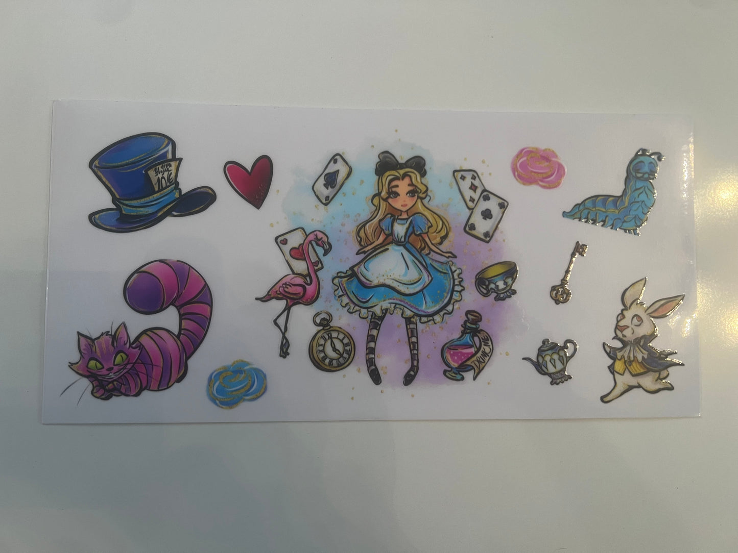 Alice in wonderland pastel wrap