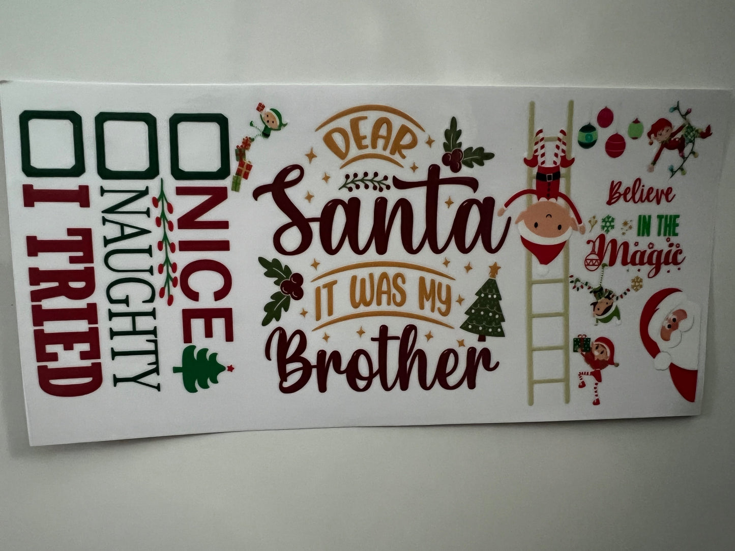 Dear Santa it was my…. Chromas Wrap Exclusive