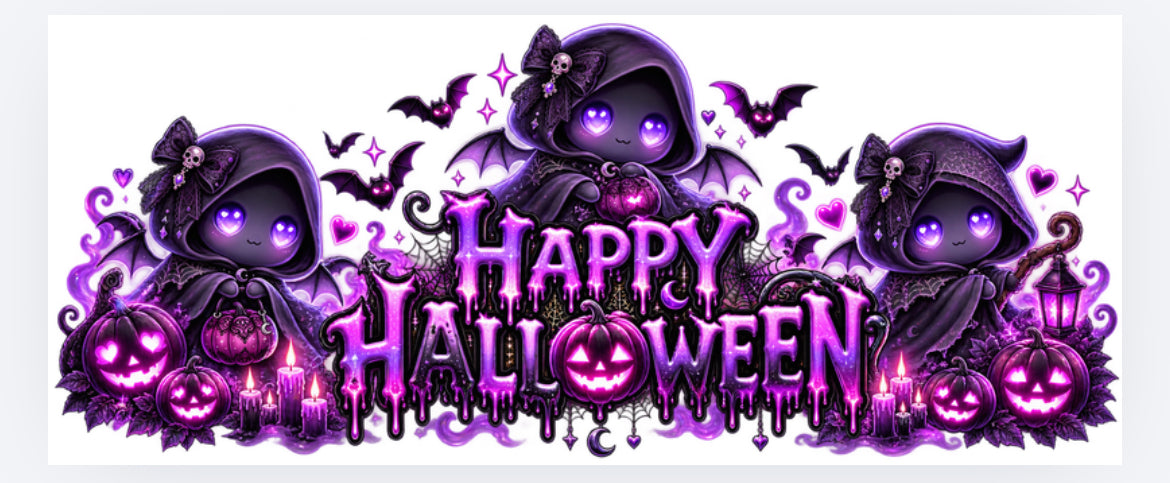 Halloween purple ghost wrap exclusive (UVPOD)