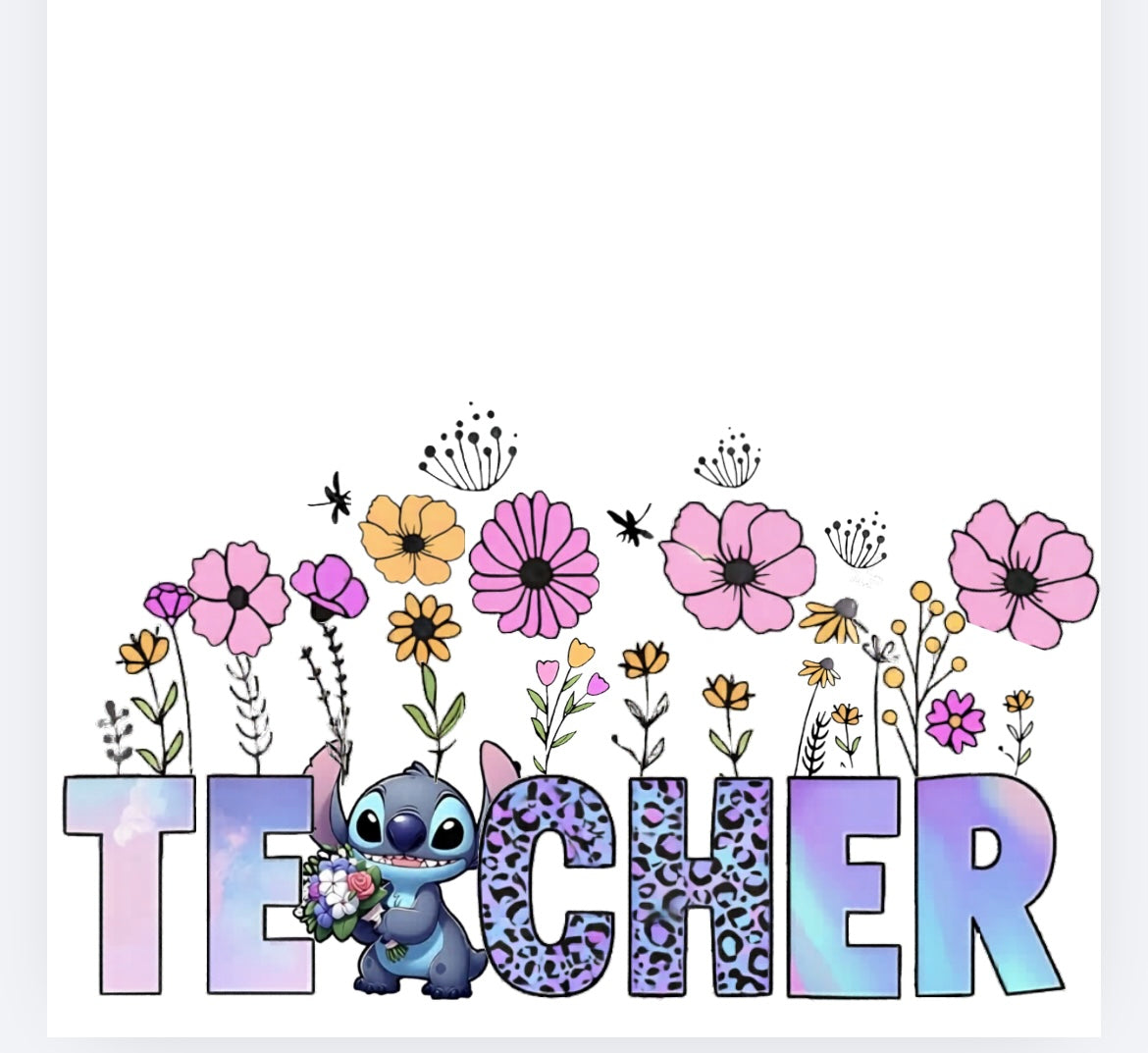 book vase Teacher UVDTF (UVPOD)