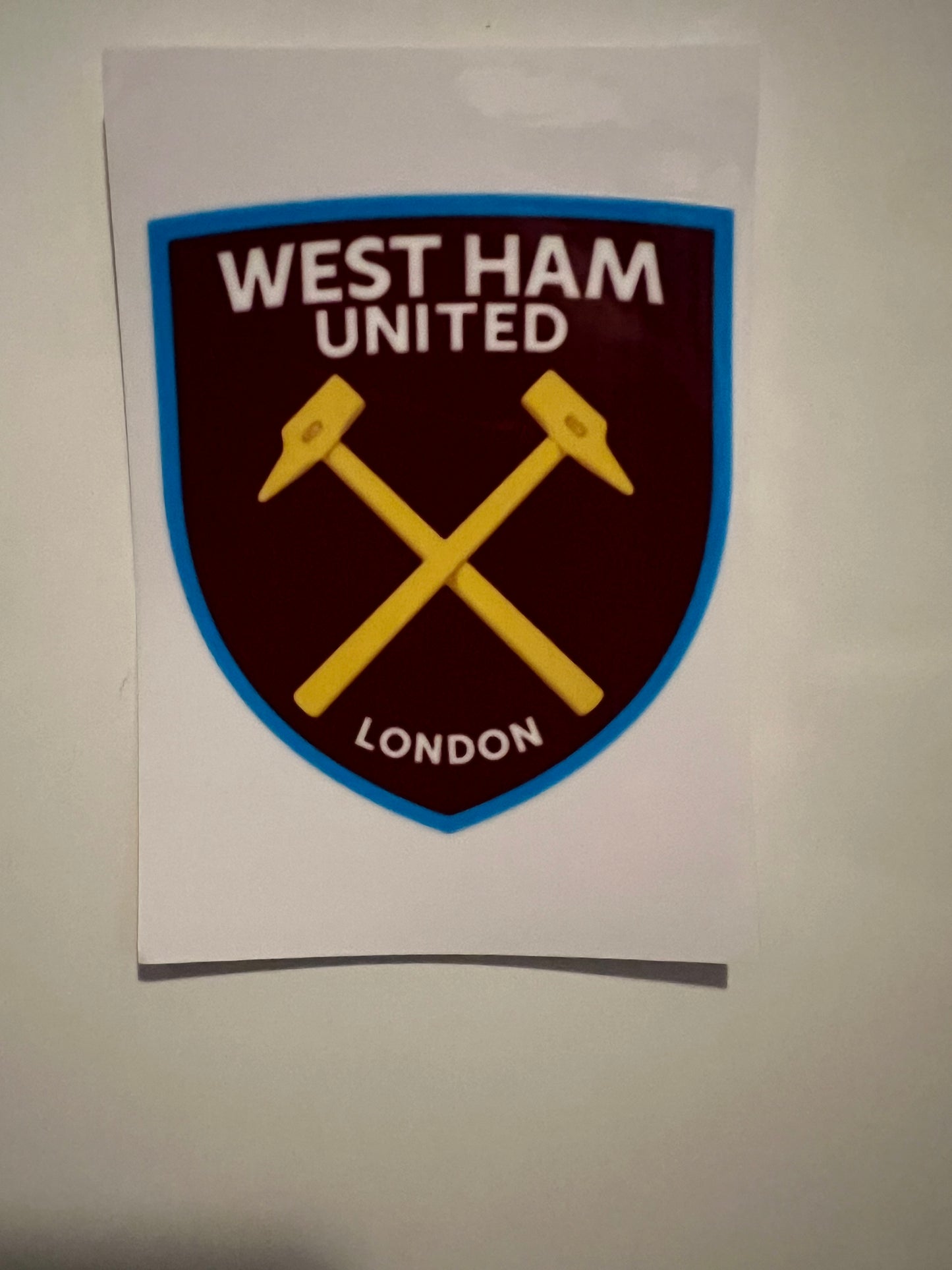 West Ham United football club badge UVDTF decal (L)
