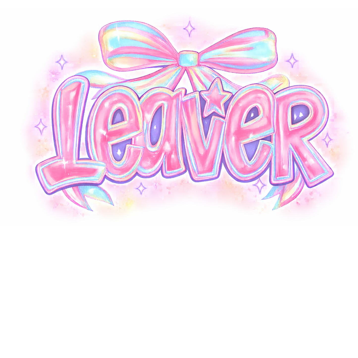 Leavers pink multi bow rDTF (POD) exclusive