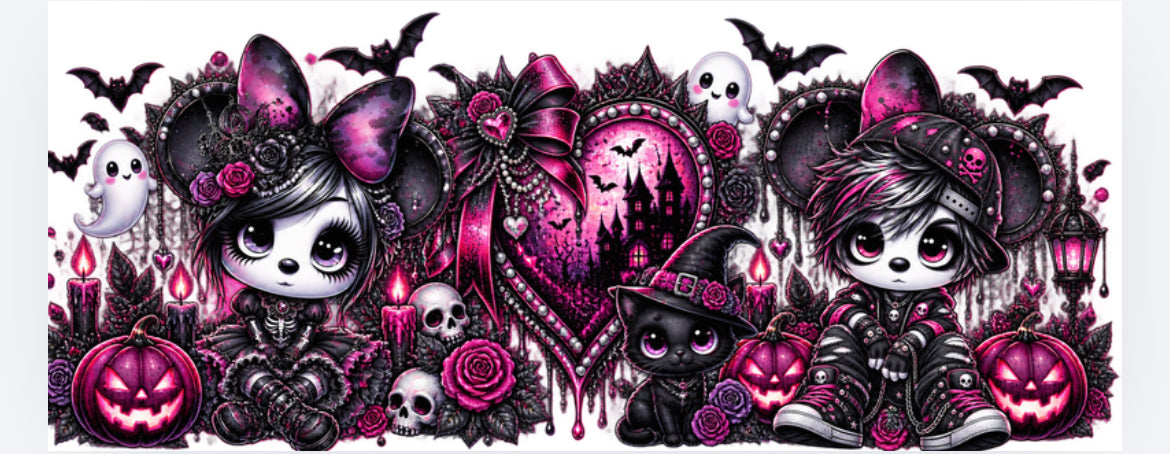 Halloween gothic boy and girl wrap exclusive (UVPOD)