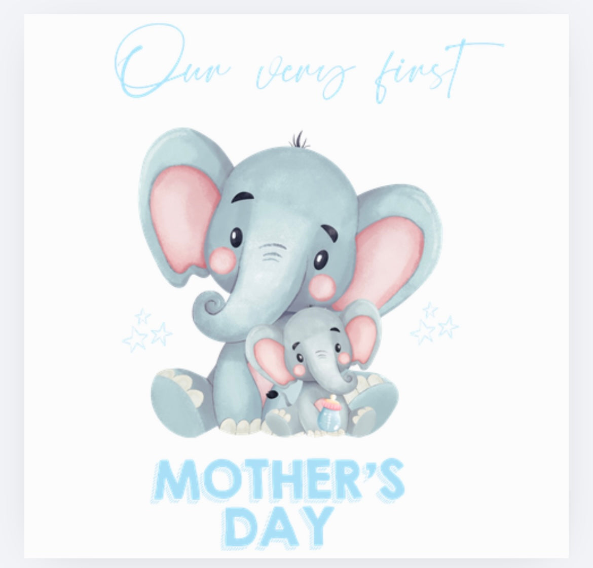 Our very first Mother’s Day elephant DTF (POD) exclusive
