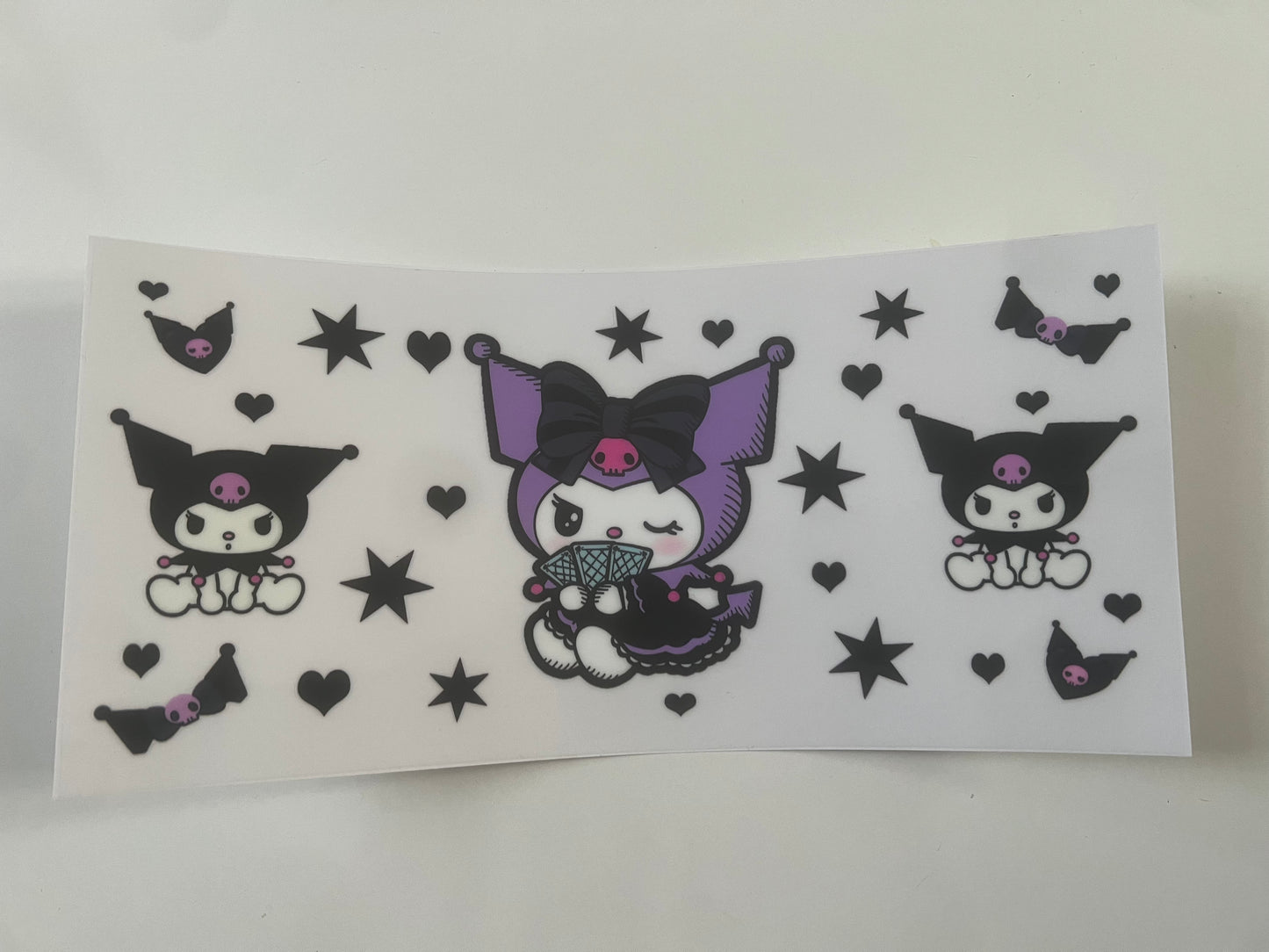 Purple Kuromi cup wrap