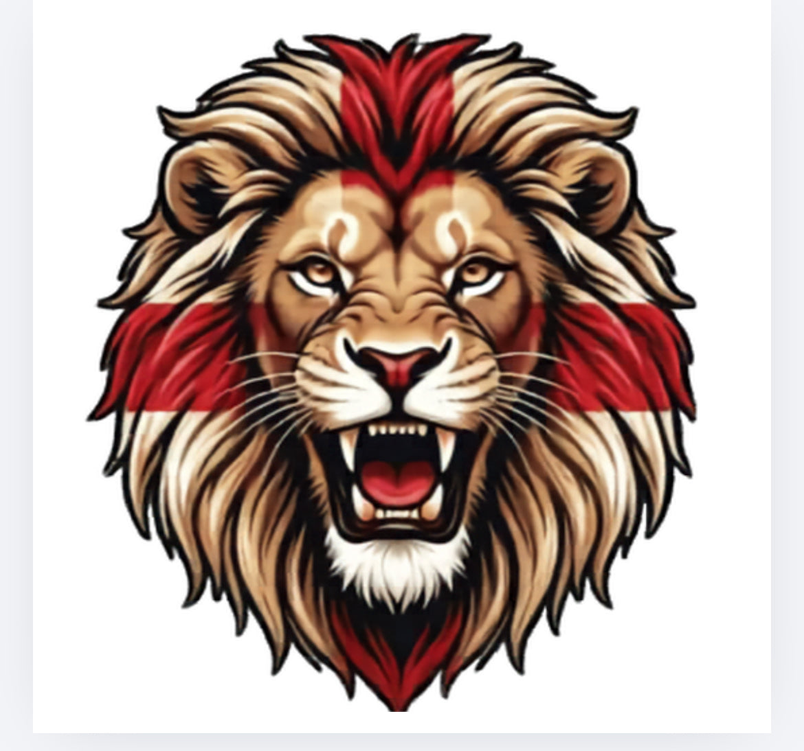 England St George’s lion Football World Cup 2026 DTF (POD) exclusive