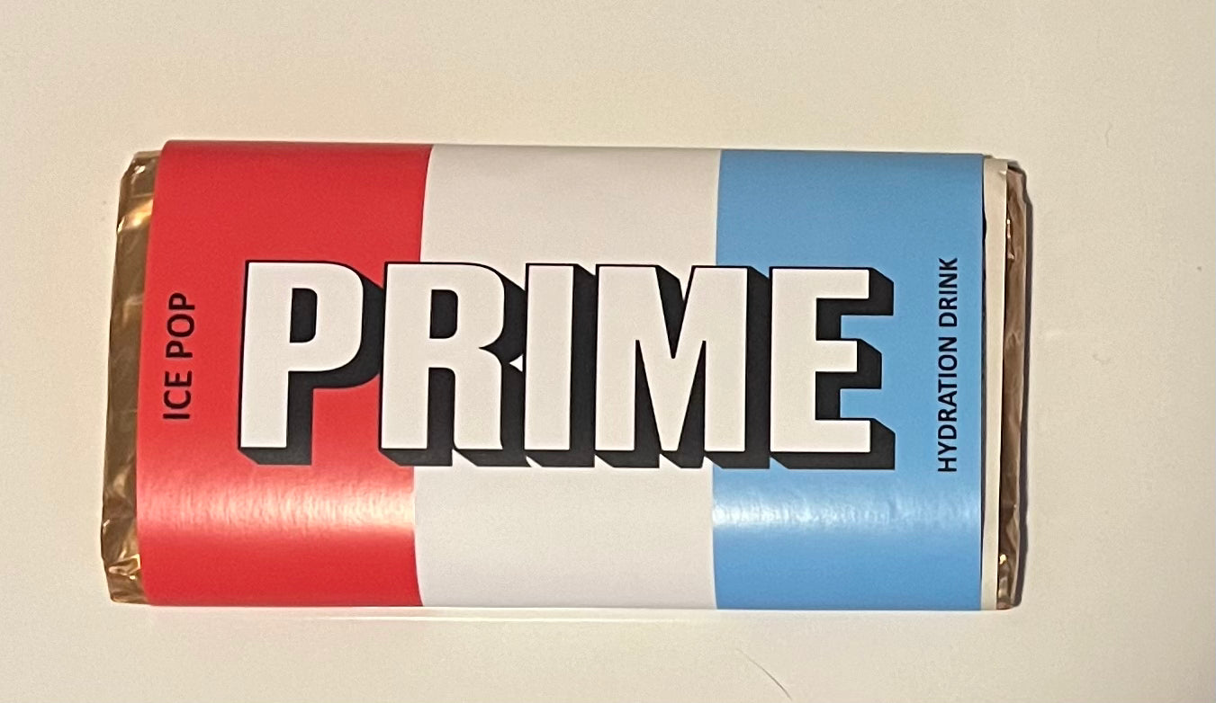 Prime chocolate bar wrappers House of Wraps