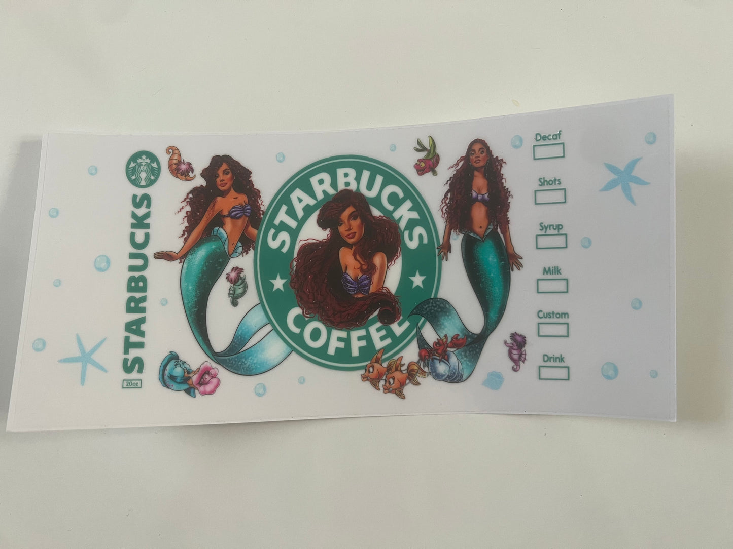 Little mermaid ⭐️ bucks wrap V2
