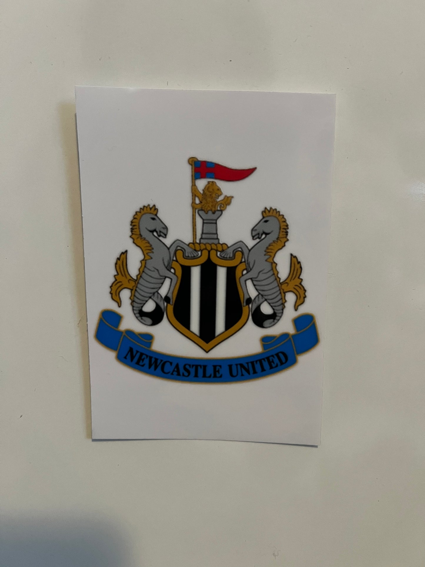 Newcastle United football club badge UVDTF decal