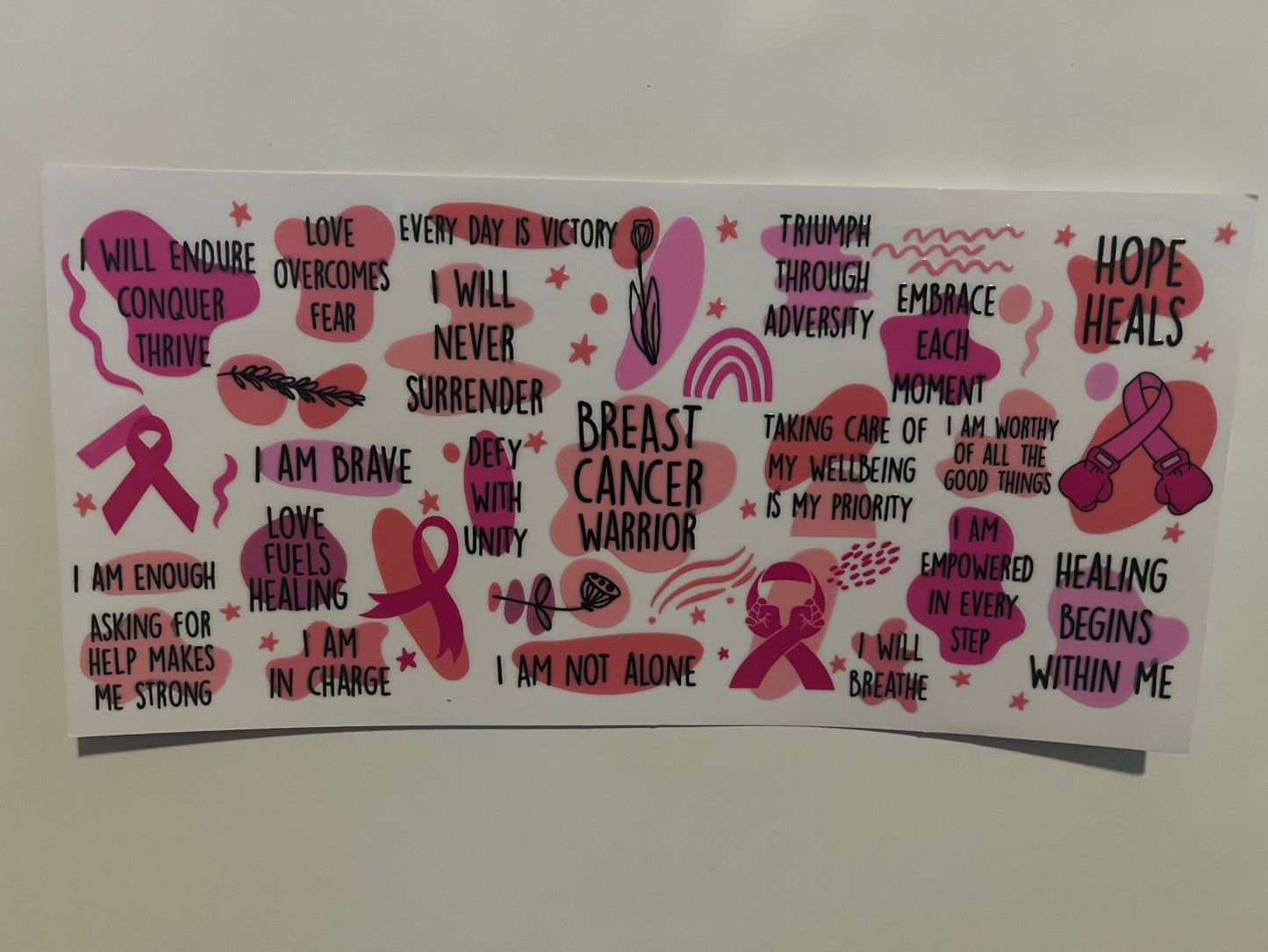 Breast cancer warrior wrap exclusive