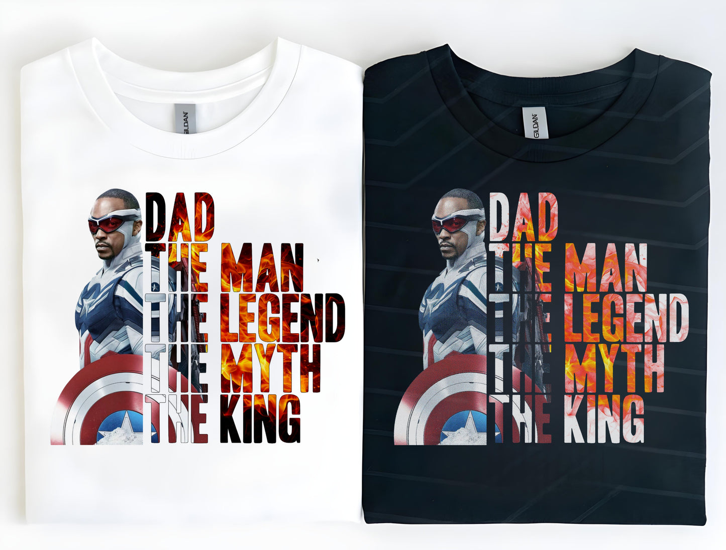 Dad the man the myth character 20cm DTF (POD)