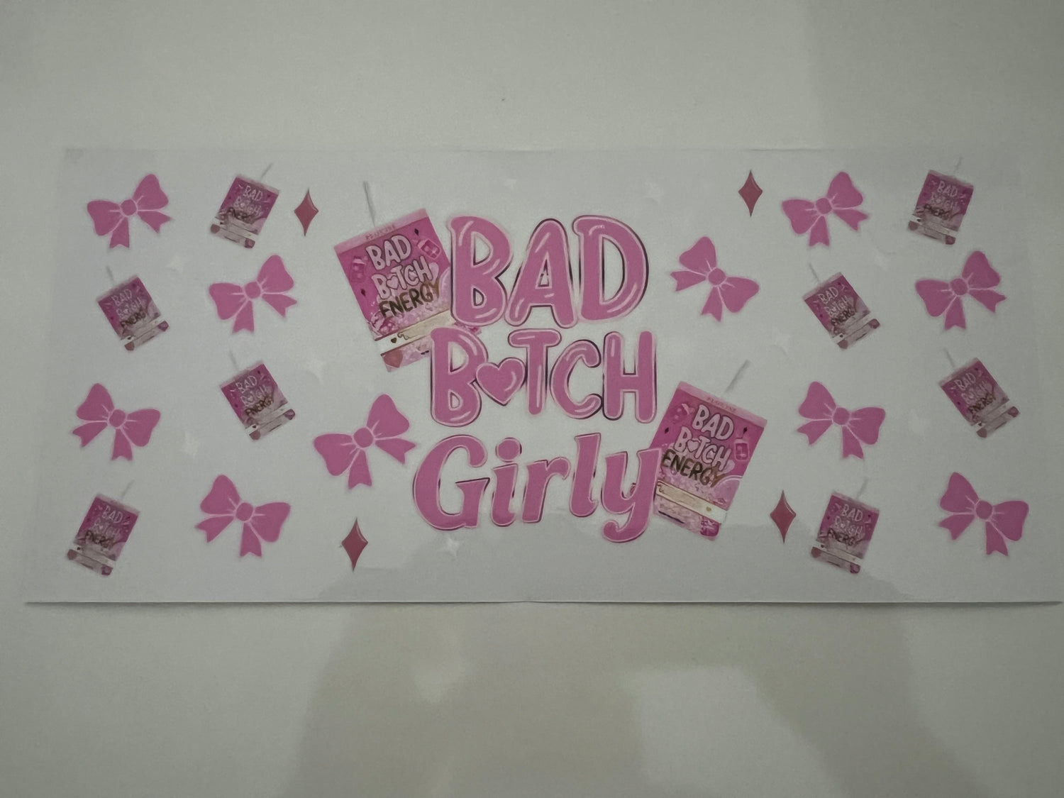 Themed character UVDTF wraps and decals