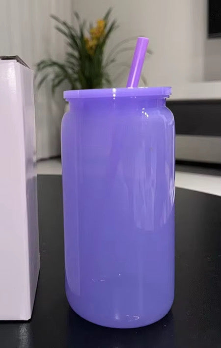 16oz BPA free plastic colour libbey cans - cannot be sent by large letter postage