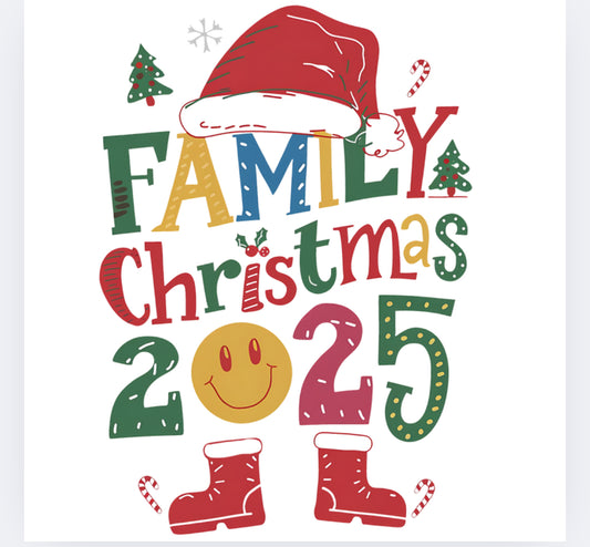 Family Christmas 2025 DTF (POD)