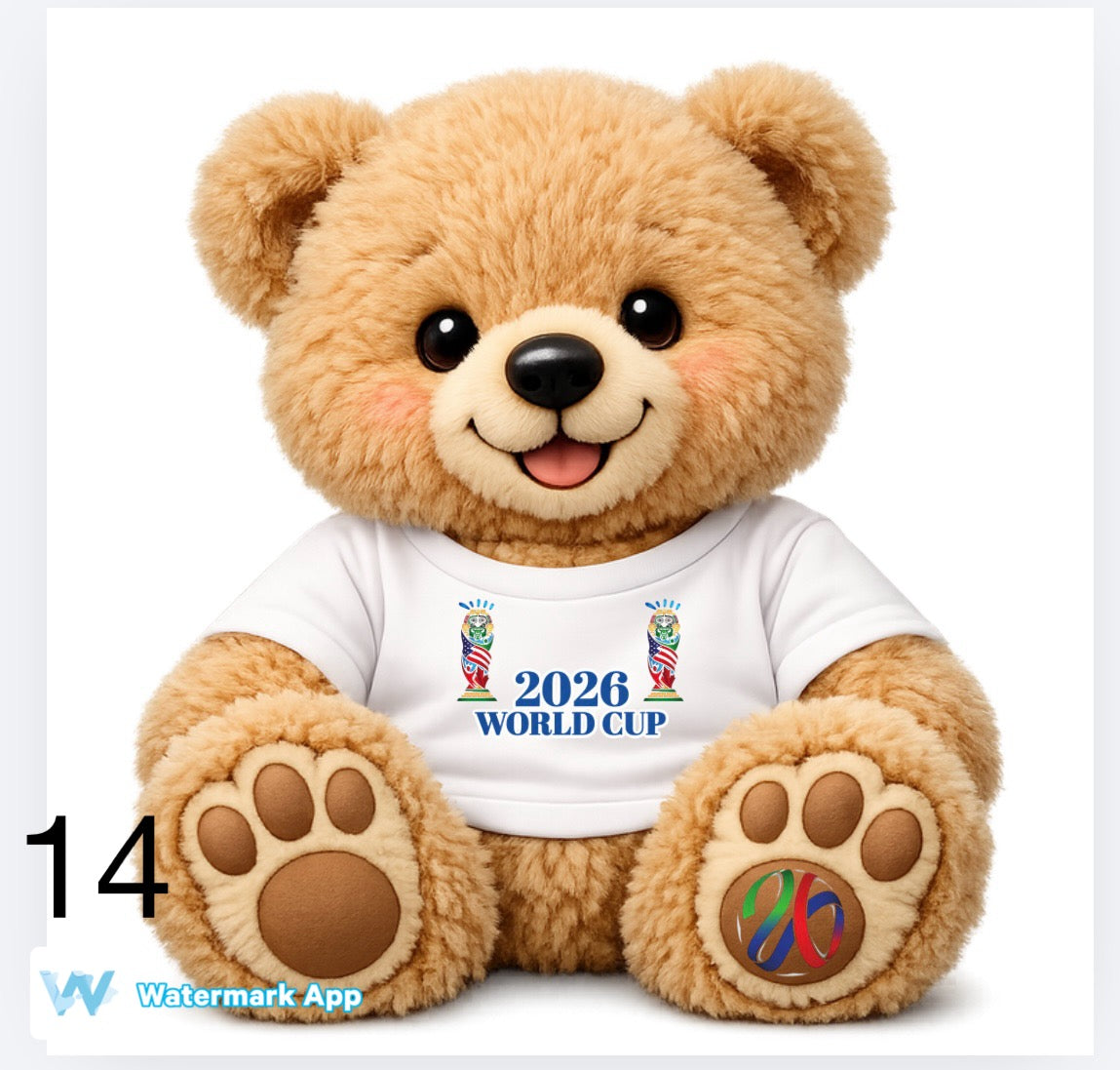 World Cup theme bears including England and Scotland   DTF (POD) exclusive